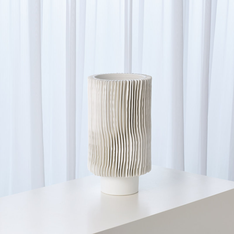 Radiator Vase-Matte White-Tall