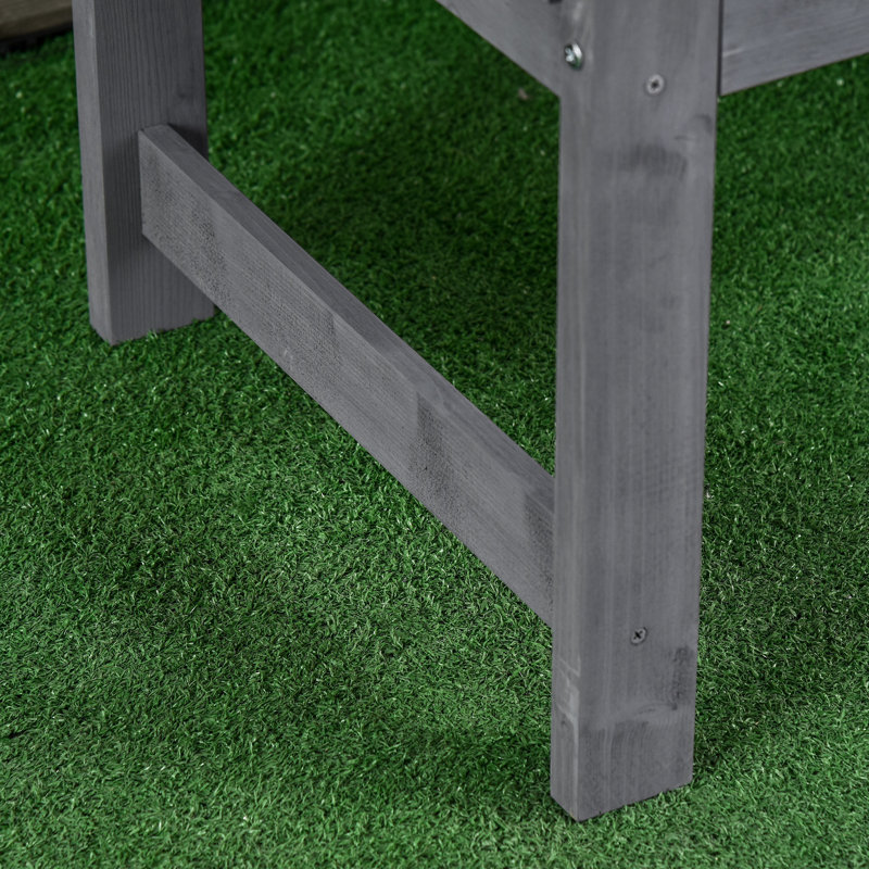 Amoz Solid Wood Fir Outdoor Bench