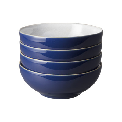 Elements Dark Blue S/4 Cereal Bowls