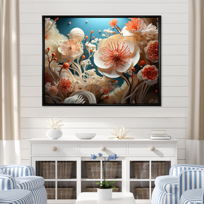 Floral Symphony - Décoration murale plage et océan