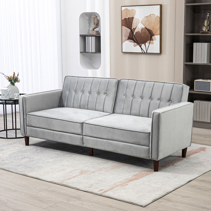 3 Seater Sofa Bed, Light Grey