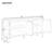 Four-Door Sideboard With Geometric Patterns And Storage