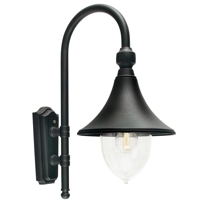Welwyn Garden City Outdoor Barn Light, Black