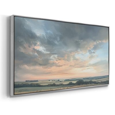 Landscape Series-XCVIII- Framed Gallery Wrapped Canvas -Ready to Hang