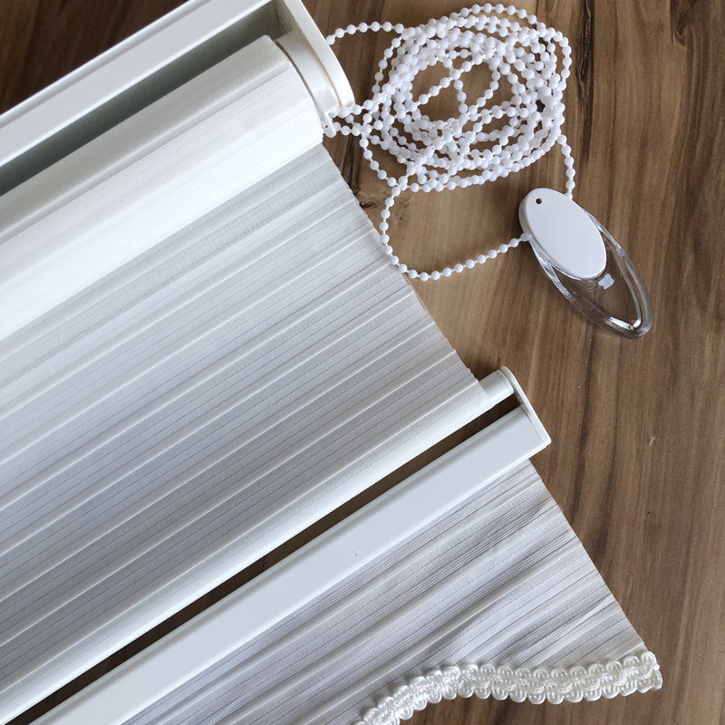 Semi Sheer Zebra Shades, 59"W x 102"L