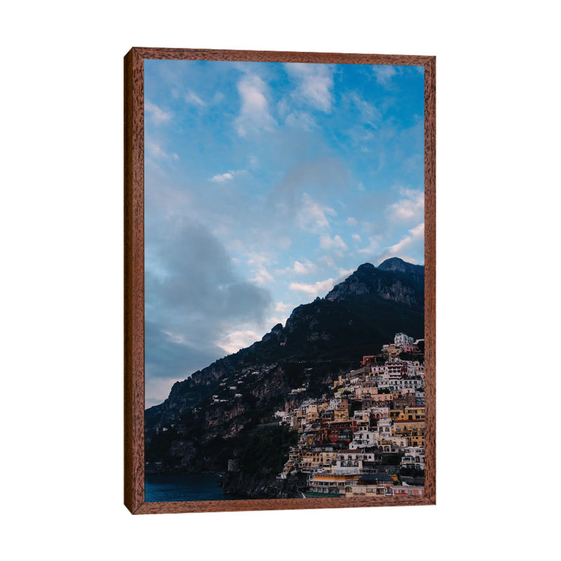 Positano XI by Bethany Young - Print on Canvas, Classic Brown Wood Framed, 101.6cm H x 66.04cm W x 3.81cm D
