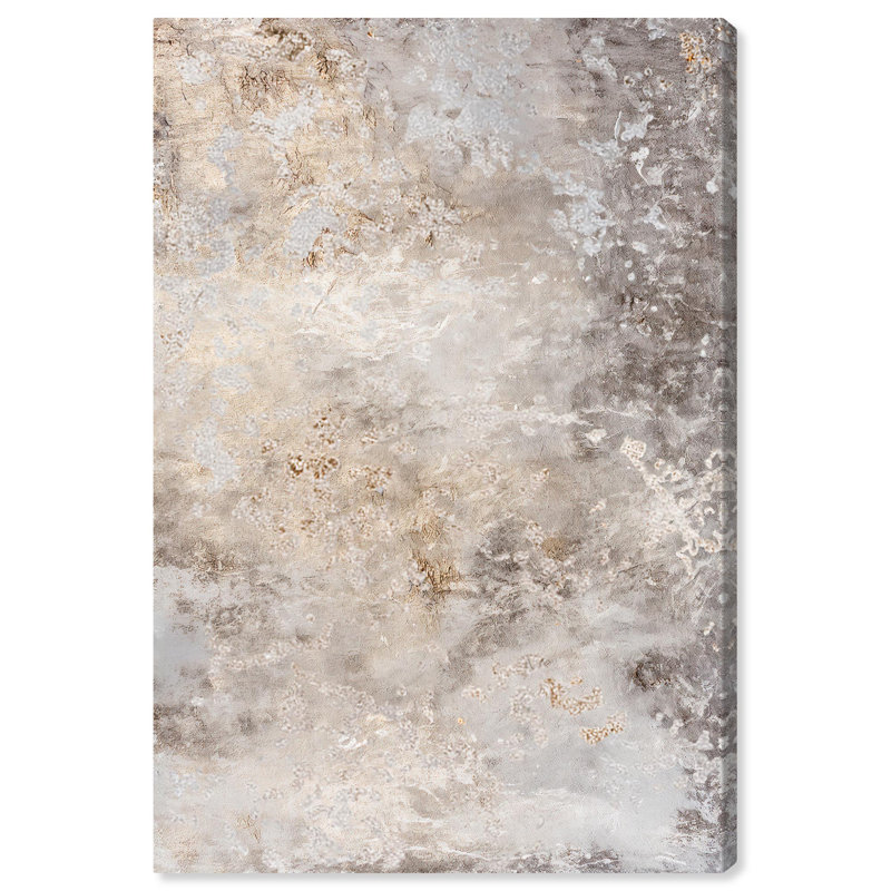 «Sandstone Mirage Canvas Elegant Gold Abstract» par Art Remedy, Toile tendue, H 36 po x l 24 po