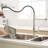 Brushed Nickel Commercial Kitchen Faucet - Pull Out , Enhanced Leakproofness, To Fingerprints And Watermarks Style Down Leak Resistance, , User- Installation Operation-1708922880