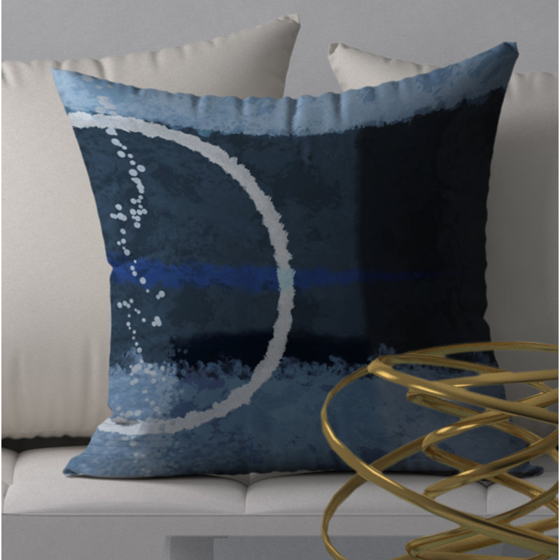 Housse de coussin carrée décorative éclatante fraîcheur/insert, H 18 po x l 18 po