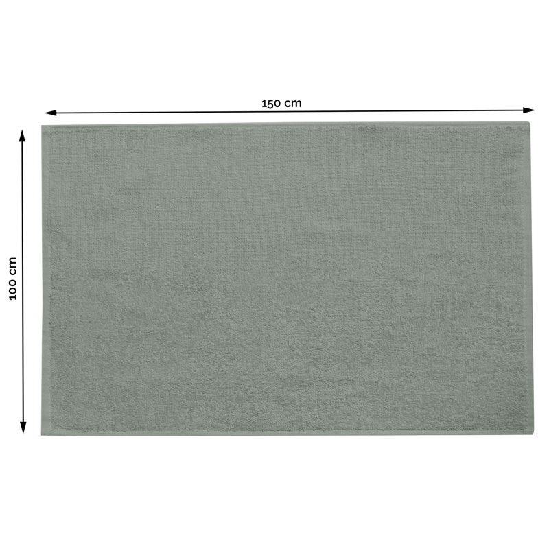 Midweight Bath Sheet, Light Grey