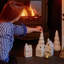 8cm Glass LED Light Up House --1798685322-1798685327