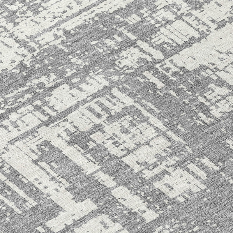 Malek Indoor/Outdoor Area Rug with Non-Slip Backing, Rectangle 2'6" x 3'10"