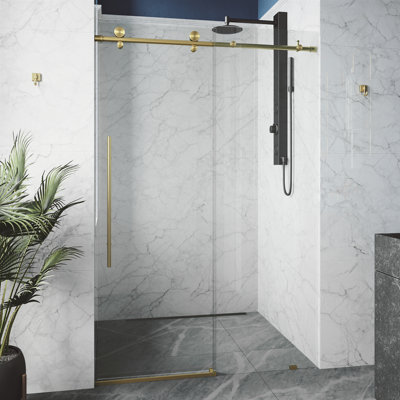 Elan E-Class 60" Frameless Sliding Shower Door