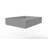 Juniper 24" Wall Mounted Solid Surface Floating Bathroom Sink with Concealed Drain - Gray-68882761