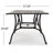 Outdoor Cast Aluminum Rectangular Dining Table
