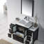 Ensemble de meuble-lavabo de salle de bain simple avec miroir 54 po Mance-24551122