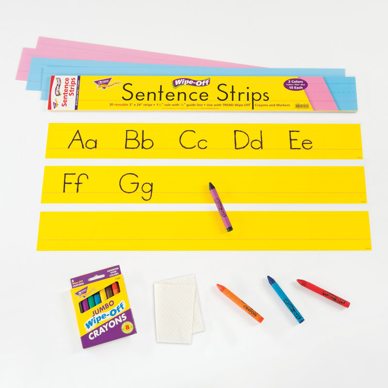 Bandes de phrases à essuyer