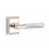 Polished Nickel/White Marble