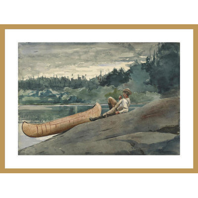«The Guide» par Winslow Homer - Impression sur toile