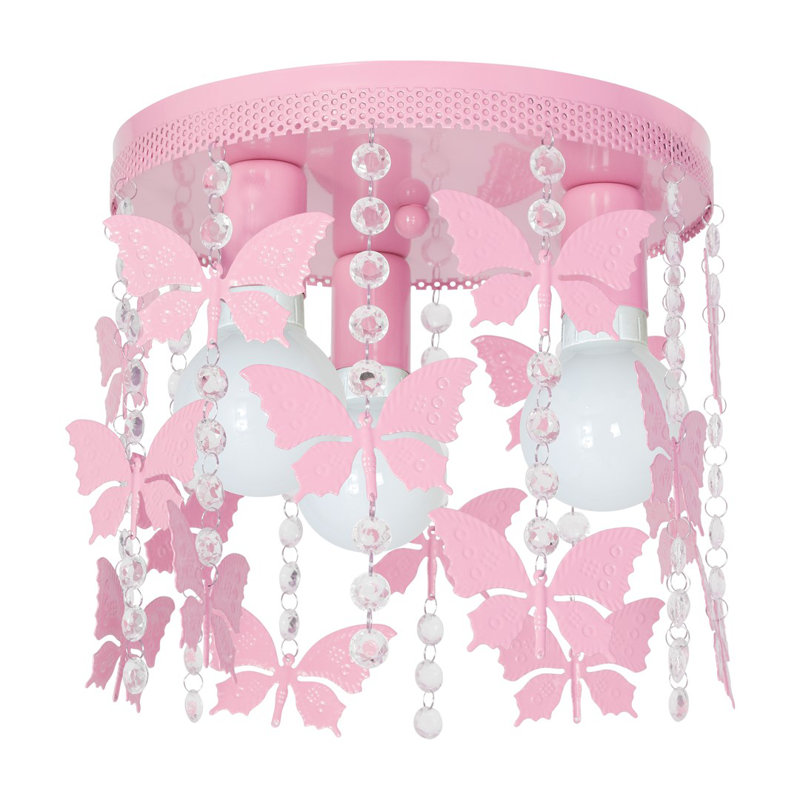 Jasinski Flush Mount, Light Pink