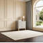 Table de chevet 2 tiroirs Premium avec poignées en métal pour la chambre à coucher ou le salon-130574785