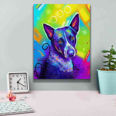 Pop Art Australian Cattle Dog by Furbaby Affiliates - Wrapped Canvas Print -  Red Barrel StudioÂ®, DF26484E99C046C196CC096A9204EC56