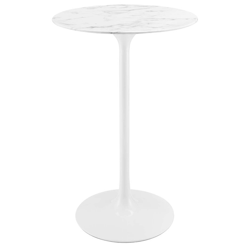 Table de bar Lippa, Blanc