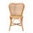 Pineapple Rattan Side Chair in Natural Brown