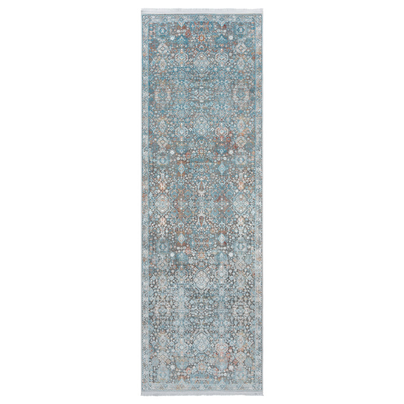 Tapis d'intérieur en polyester Laiklee Amalfi, Tapis de couloir 2 pi 7 po x 8 pi