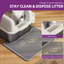 Charliann Stainless Steel Litter Box with Scoop-196313840