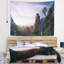 Photographie misty castle paysage tapisserie-28484342