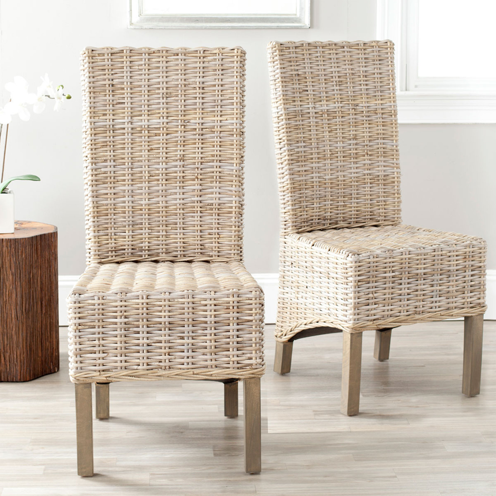 Jim side chair in best sale rattan abaca