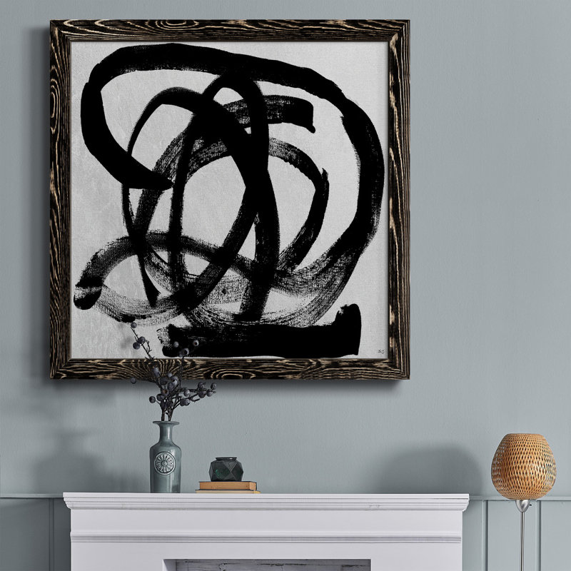 Paris minuit - Peinture sur toile encadrée, H 30,5 po x l 30,5 po x P 1,5 po, Toile avec cadre noir