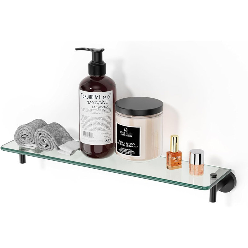 Nitalia Glass Bathroom Shelves