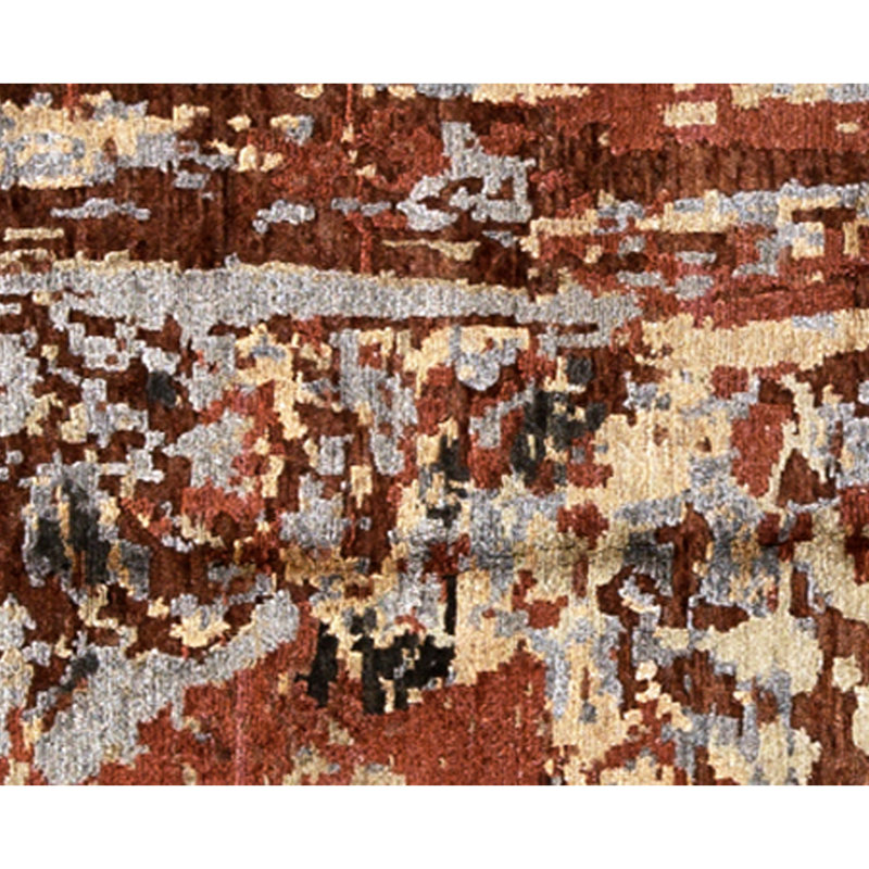 Tapis rectangulaire noué à la main