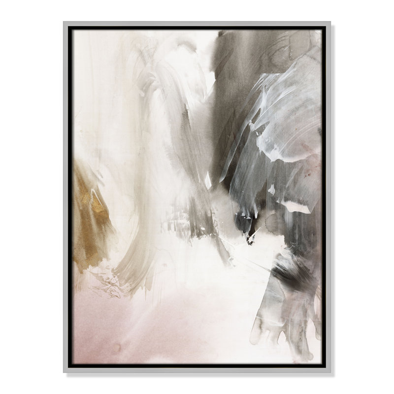 «Stratifié I» par Casa Fine Arts, H 25,5 po x l 19,5 po, Argent