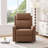 Comfort Multifunctional Recliners, Brown Pu Leather, Modern Style For Living Room