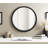 Round Ornate Bathroom Mirror-568545721