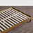 Mid-Century Solid Wood Boucle Upholstered Headboard Bed Frame-1223638608-1223638611