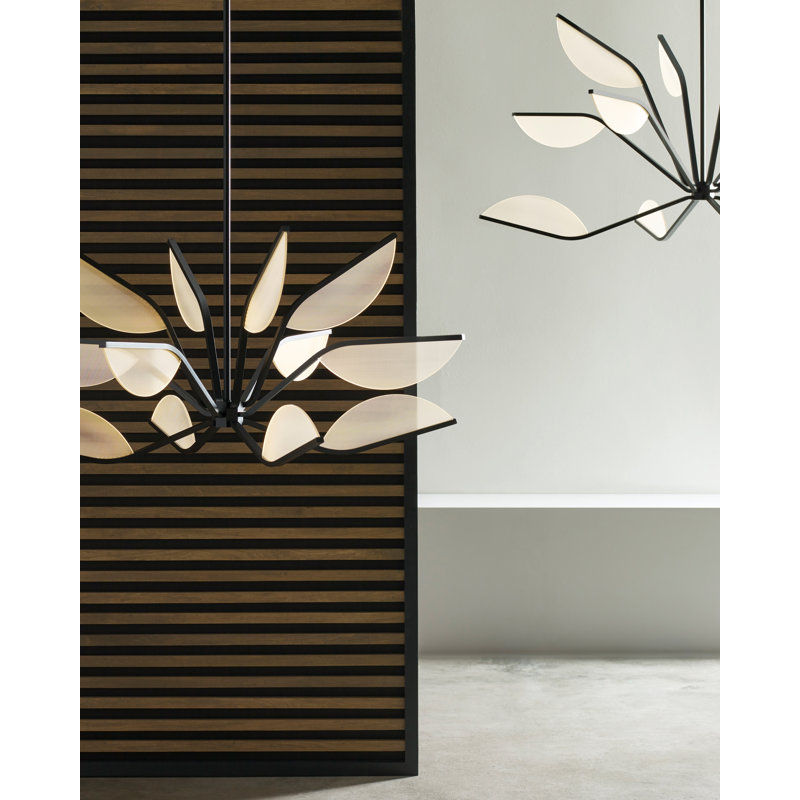 Belterra 12 - Light LED Chandelier, 23.3" H x 48" W x 48" D, Matte Black