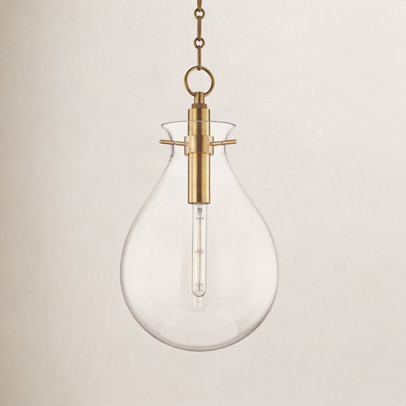 Ivy Pendant by Becki Owens, Aged Brass, 22.75" H x 12.5" W x 12.5" D
