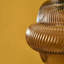 22cm Glass Pendant Light - Gold