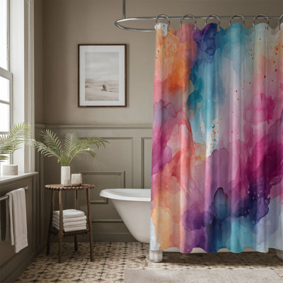 Rainbow Paint - Premium Shower Curtain