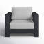 Fauteuil d'extérieur en aluminium 37,40 po Hoyt-1687941096-1699391003
