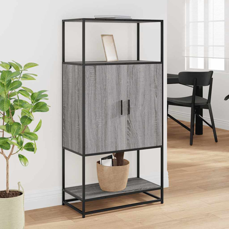 Amenah 68cm Sideboard, Grey/Sonoma