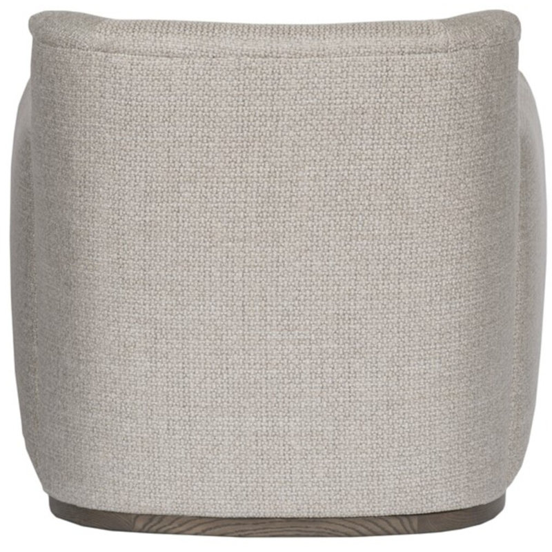 Thom Filicia Home 32.5" Wide Upholstered Armchair, Kennelly Snow Polyester Blend, Casa Blanca