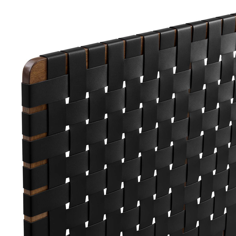 Modway Sparta Solid Wood Headboard, Twin, Black