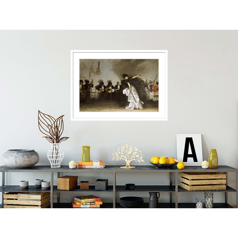 «El Jaleo» par John Singer Sargent, impression giclée sur cadre, H 30,22 po x l 41,5 po