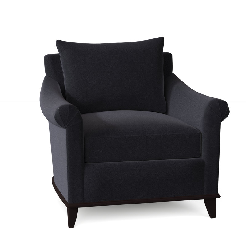 Drake Armchair, Vintage Ebony, Venice Navy