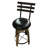 Whiskey Barrel Swivel Counter Stools